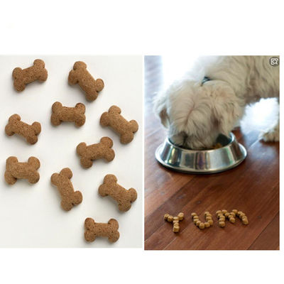 Mesin Pemroses Biskuit 125kg / Jam, Peralatan Pabrikan Makanan Hewan Peliharaan