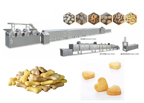 Bahan Stainless Steel Dog Biscuit Membuat Mesin Kustom Warna Low Noise