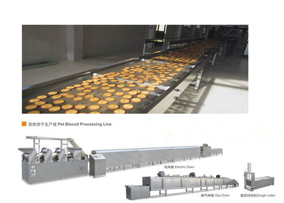 Mesin Pembuat Biskuit Anjing Humam / Hewan Peliharaan Pendek Pembuatan Biskuit Semi Keras