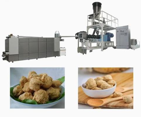 Versi Bahasa Inggris Soybean Protein Line / Soya Chunks Making Machine Format AutoCAD