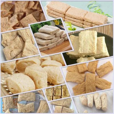 Kedelai bertekstur protein Soya Extruder Machine, mesin serpih jagung