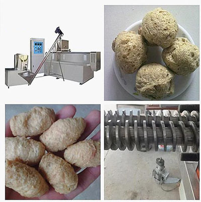 Serat Jagung berkapasitas tinggi Mesin Extruder Soya dengan extruder sekrup kembar