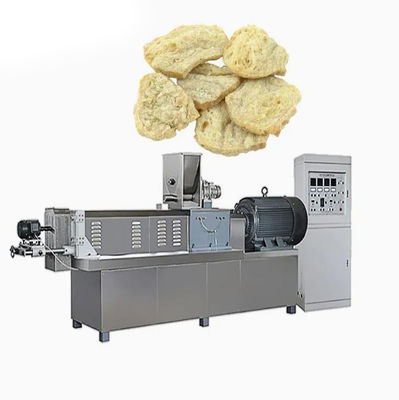 Sayuran Protein Makanan Produksi Mesin Line / Fiber soya nugget extruder