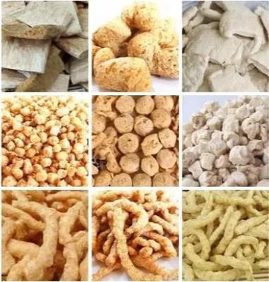 Sayuran Protein Makanan Produksi Mesin Line / Fiber soya nugget extruder