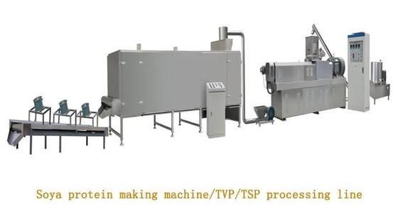 Industri Soya Nuggets Extruder Stainless Steel High Performance