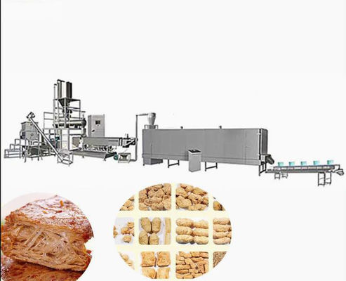 Textured vegetarian Soya Extruder Machine / puff snack extruder equipment