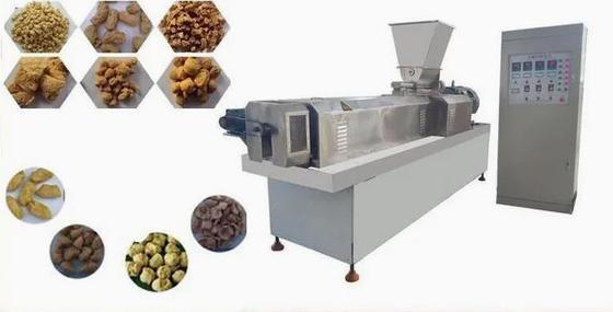 Textured vegetarian Soya Extruder Machine / puff snack extruder equipment