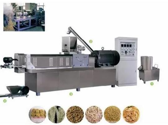 Twin screw extruder / Soya Extruder Machine dengan Garansi Satu Tahun