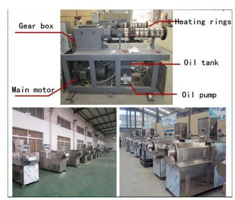 Mesin Extruder Extreme Stainless Steel untuk Protein Terang Kedelai