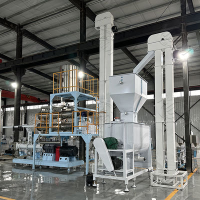 Pengeringan pet food Extruder processing line / mesin extruder hewan peliharaan