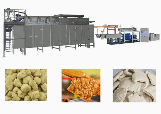 Mesin extruder kedelai otomatis dari stainless steel untuk ekstrusi protein tanaman