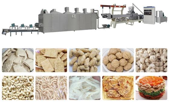 Sepenuhnya otomatis makanan nabati / Textrue Soya Extruder Machine