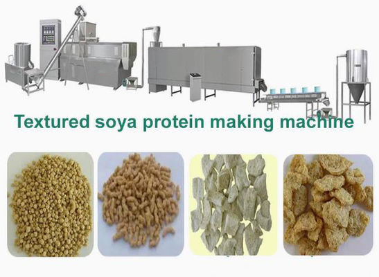 Mesin Extruder Extreme bertekstur / nitrets kedelai extruder lini produksi