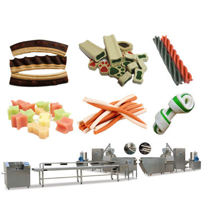 Mesin Ekstruder Tunggal Makanan Anjing Stainless Steel