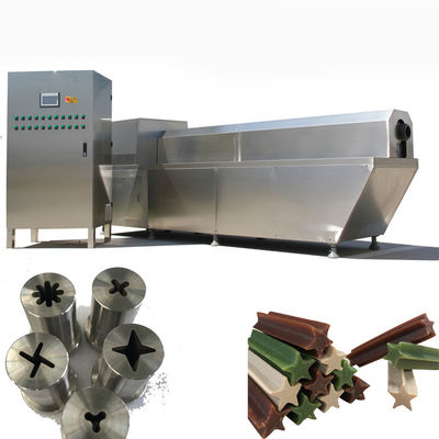 Berbagai Bentuk Mesin Perawatan Hewan Peliharaan Anjing Mengunyah Peralatan Pengolahan Makanan Ringan Extruder