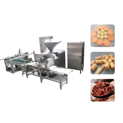 Mesin Extruder Makanan Anjing Pengunyah Lembut Digunakan Untuk Membuat Stik Daging