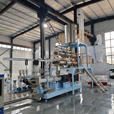 Full Automatic Cat Food Double Screw Processing Line mesin makanan anjing
