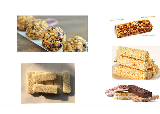 Lini Produksi Bar Sereal Engery, suguhan burung / suguhan burung yang membentuk mesin