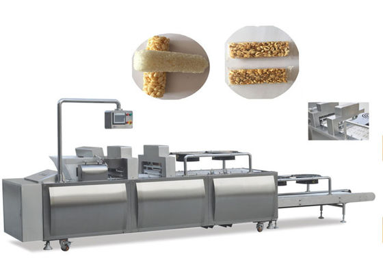 Food grade Puffed Rice Cereal Bar Membuat Mesin 100 ~ 200kg Per Jam