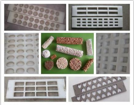 Penuh Otomatis Sereal Bar / Mesin Kue Beras 88kW Daya 1500kg Berat