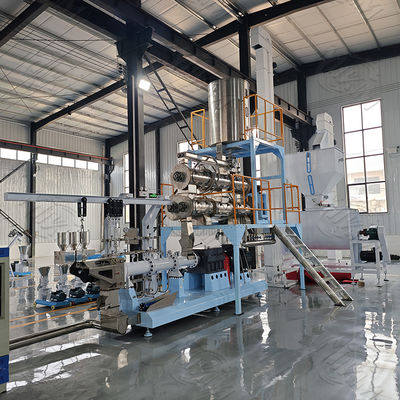 2 ton/Jam lini produksi pakan ikan terapung Siemens PLC Coltroller