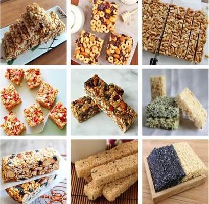 Jalur Produksi Bar Lereal Otomatis untuk Bar Energi dengan Bahan SS304 dan Standar CE