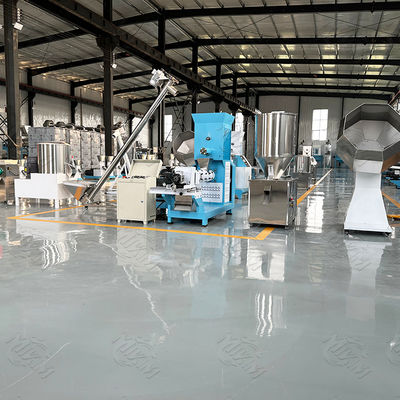 Durable Dry Pet Food Processing Extruder Makanan Anjing Untuk Garansi Tiga Tahun