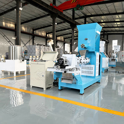 Durable Dry Pet Food Processing Extruder Makanan Anjing Untuk Garansi Tiga Tahun