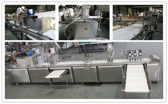 Lini Produksi Makanan Hewan Peliharaan Dendeng Stainless Steel 300-500kg / Jam