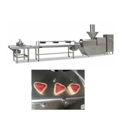 Lini Produksi Makanan Ekstrusi Dingin, Mesin Pet Kunyah Tulang Dengan Daging Tinggi