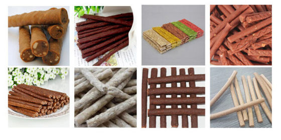 Mesin Strip Daging Anjing Munchy Dengan Auto Tray Loader