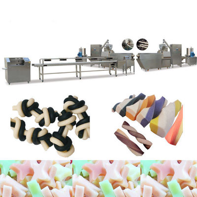 Mesin Makanan Ringan Anjing Extruder Tunggal Pet Treat Stainless Steel