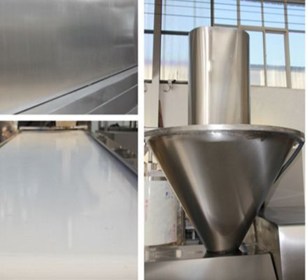 Stainless Steel strip Daging Otomatis Mesin Pet Ekstrusi Masuk