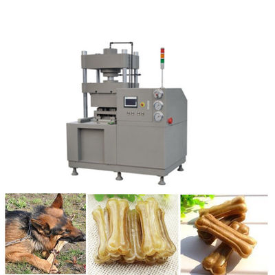 Mesin Makanan Anjing Otomatisasi Produktivitas Tinggi Untuk Penekan Kulit Mentah / Tulang