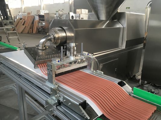 Bahan Alami Delicious Chicken Breast Meat Strips Dog Treats Processing Line