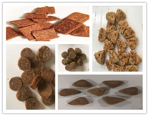 Pet Food Line Produksi Komersial daging / ikan / daging sapi dendeng pembuatan / membentuk mesin