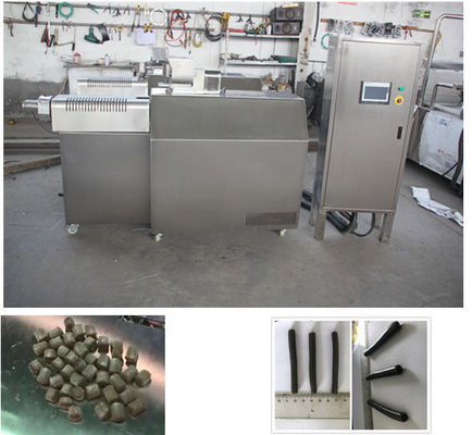 Mini Laboratorium Pengujian Formula Pet Food Line Produksi Extruder Double Screw