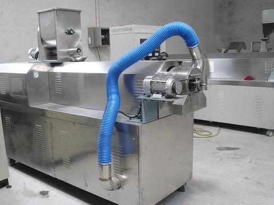 Nutrisi Sehat Bubuk Makanan Hewan Peliharaan Lini produksi Sarapan Bubur Kembar Sekrup