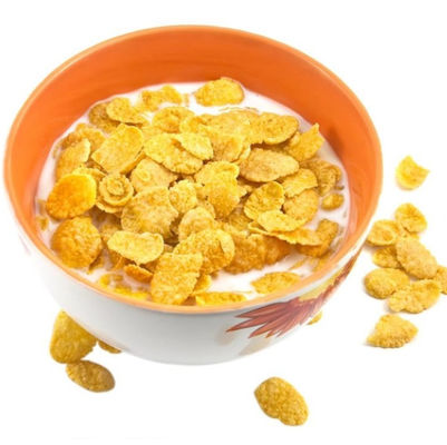 200-300kg / jam Lini Produksi Serpihan Jagung / Mesin Pembuat Serpihan Jagung Dengan CE