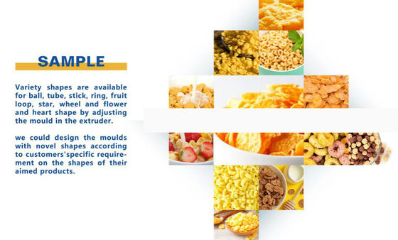 Jagung serpih jalur produksi / Corn Flakes Roaster dengan Sertifikat CE
