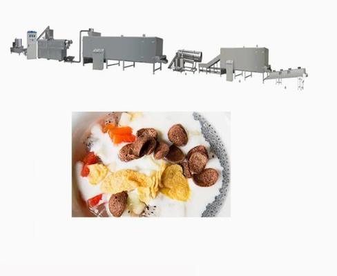 Sereal sarapan jagung serpih mesin pengolahan / beras serpih membuat mesin