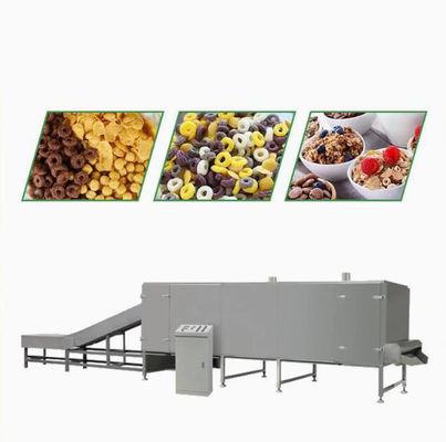 Sereal sarapan jagung serpih mesin pengolahan / beras serpih membuat mesin