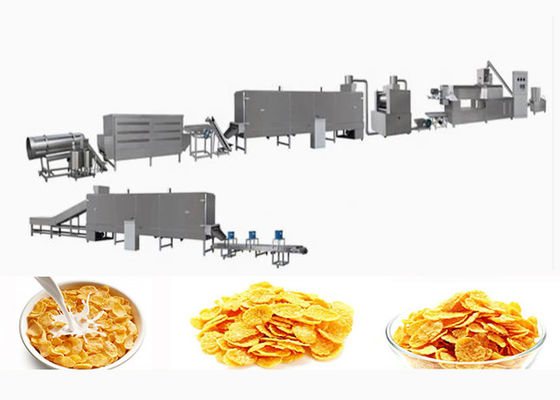 Hemat energi dan Multi Fungsi Corn Flakes Processing Line / Making Machine