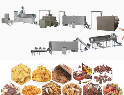 Mesin Pembuat Sereal Gandum Nestle / Kelloggs Bulk Panggang dengan CE ISO9001