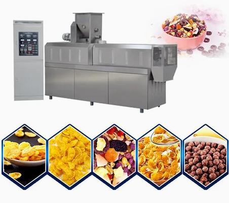 High Output 150kg/Hr Corn Flakes Processing Line dengan 304 stainless steel