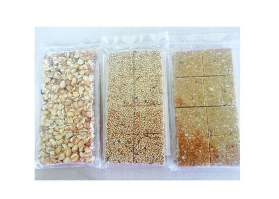 Stainless Steel Granola Cereal Bar Membuat Mesin Muesli Bar Cutting Line