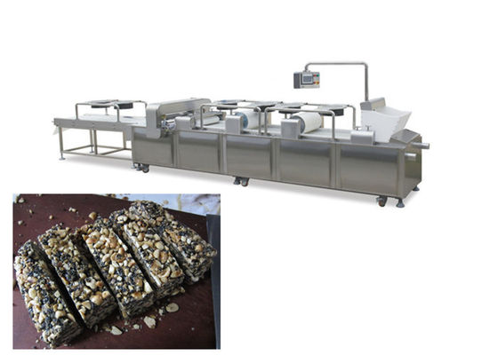 Kacang Bar Memotong Sereal Bar Membuat Mesin Energi Garis Nutrisi Pengolahan Bar