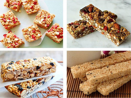 SUS Standard Puffed Rice Candy Cake Machine Untuk Sereal Bar