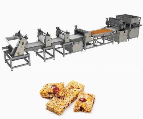 PTFE Belt Peanuts Sereal Bar Membuat Mesin Dengan Siemens WEG Motor