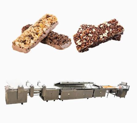 Mesin Pembuat Sereal Stainless Steel Otomatis Bentuk Makanan Ringan Persegi Panjang